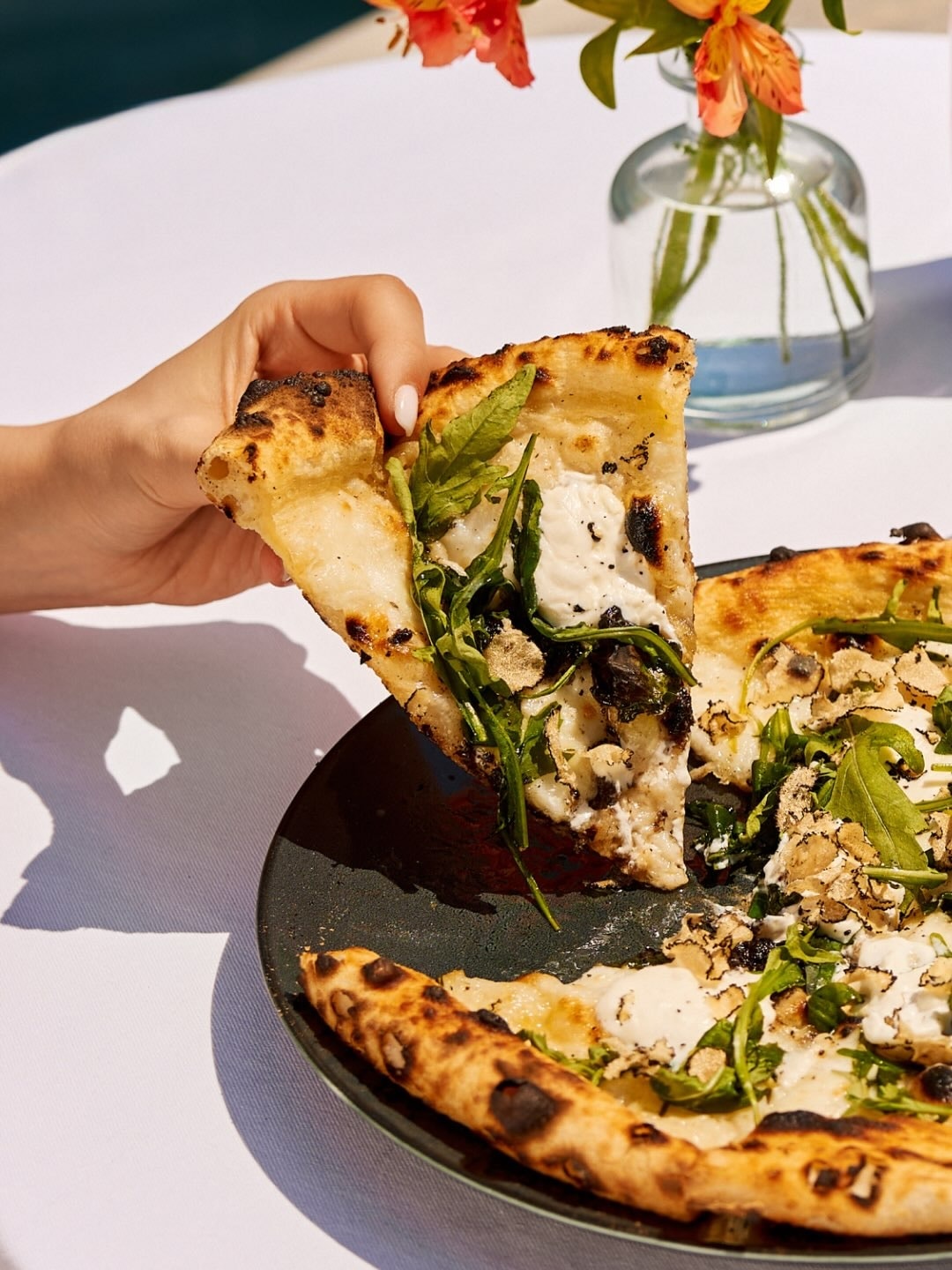 A carefully presented dish from Olea Bar