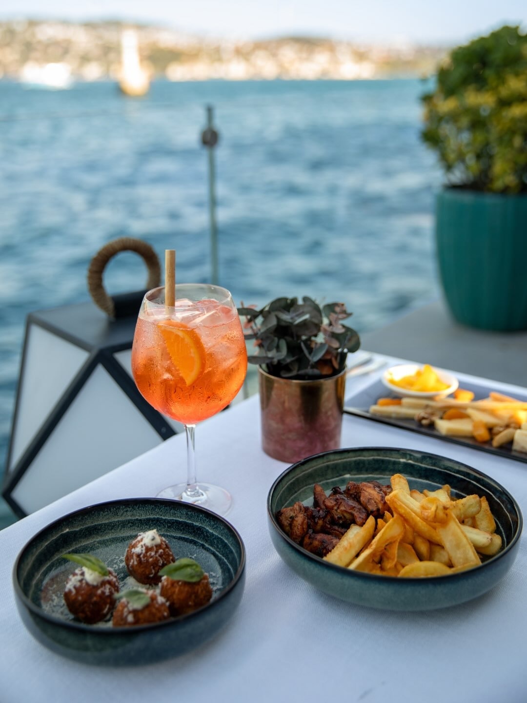 A carefully presented dish from Olea Bar