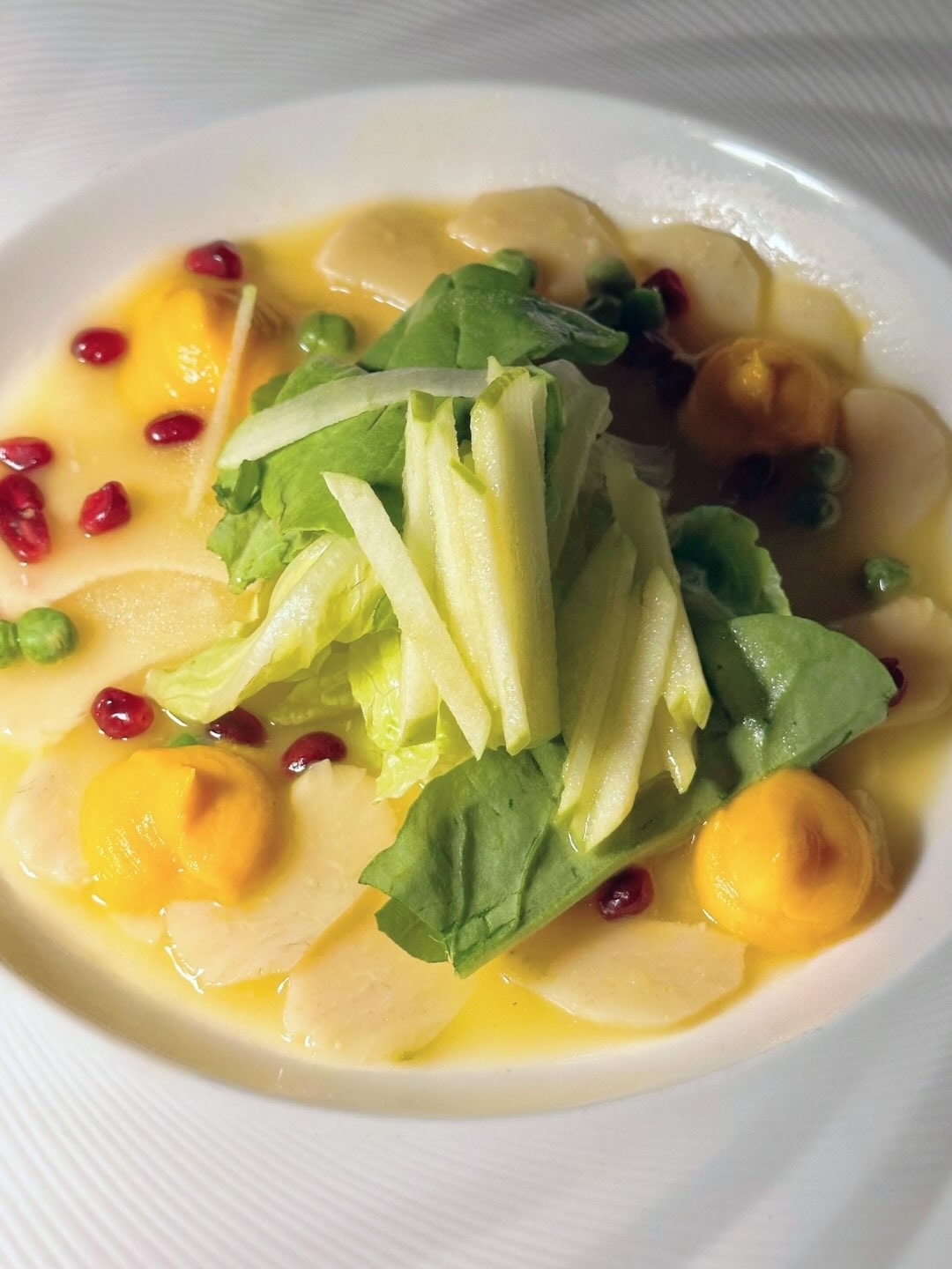A carefully presented dish from Olea Bar