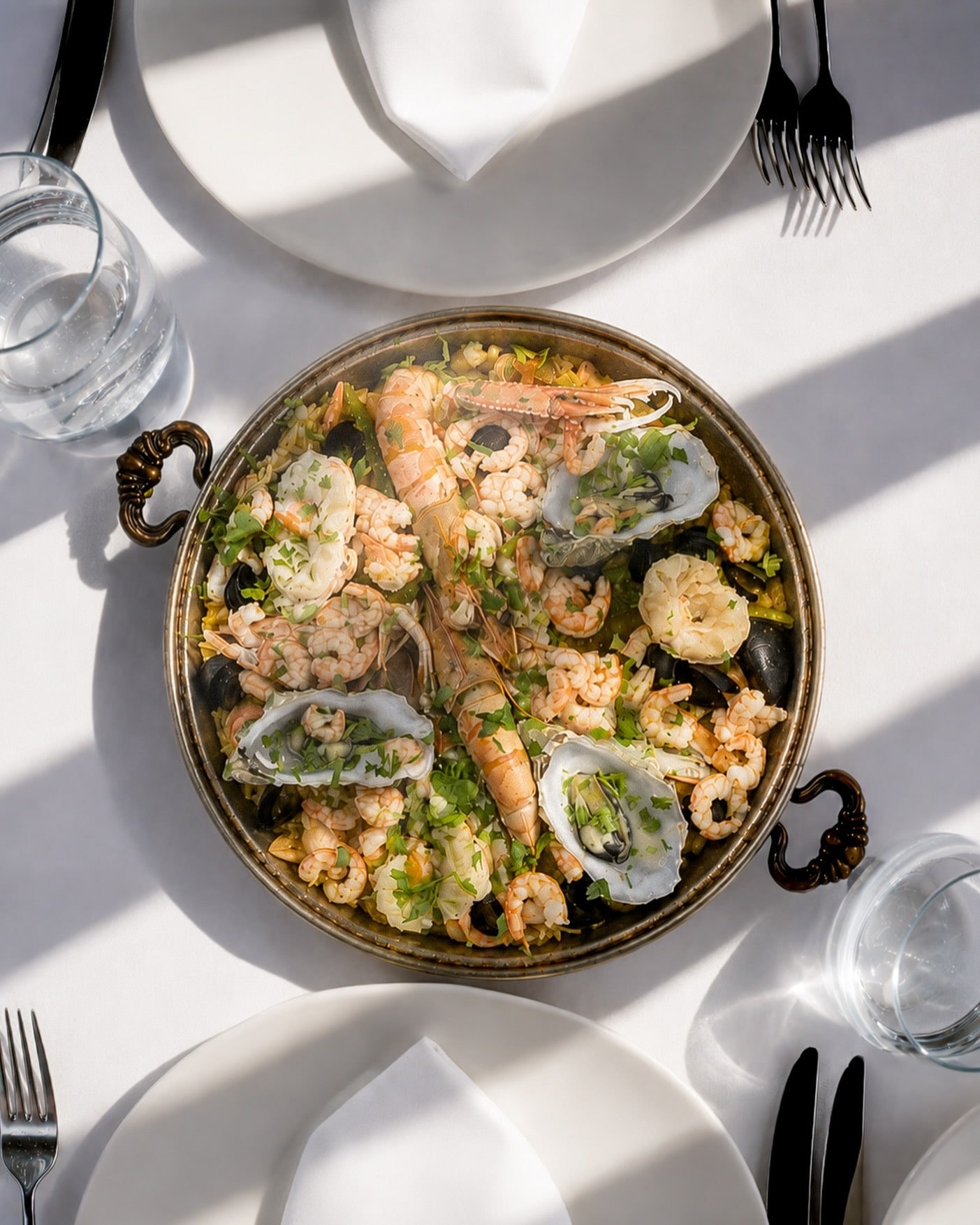 Park Fora: a hot plate from the kitchen