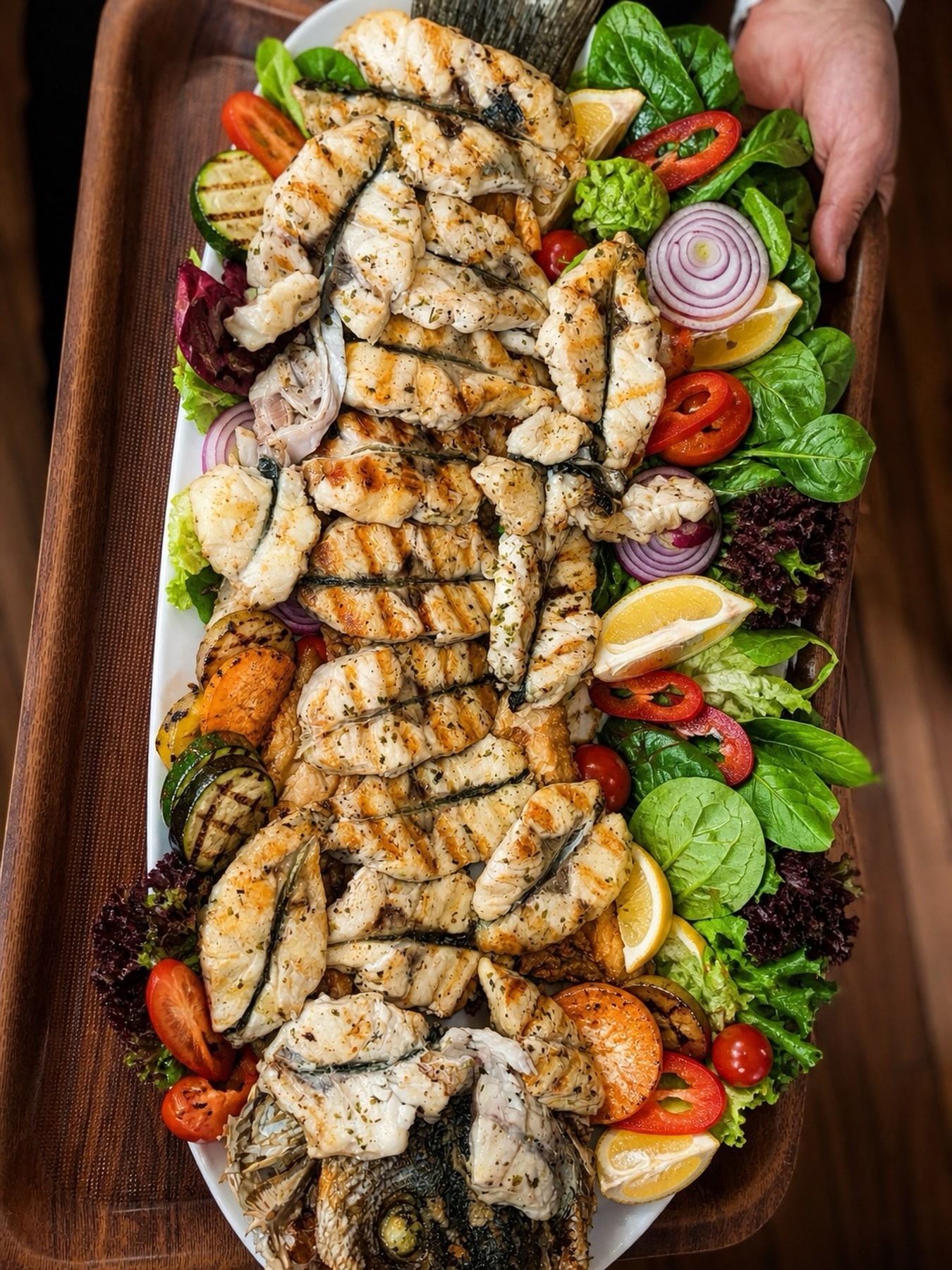 Rigel Restaurant: deniz ürünü tabağı