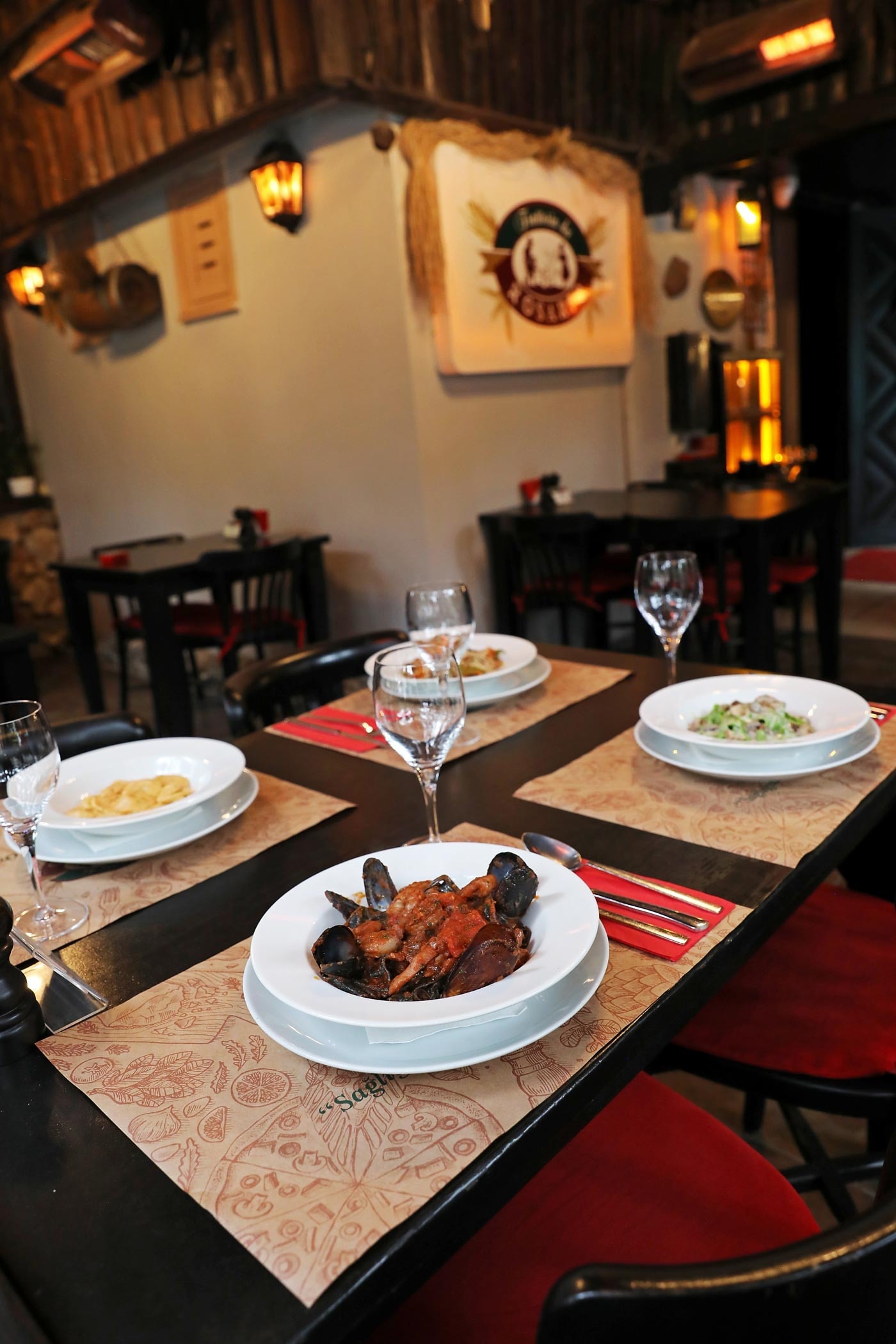 Rosario restoranının mekânı ve atmosferi