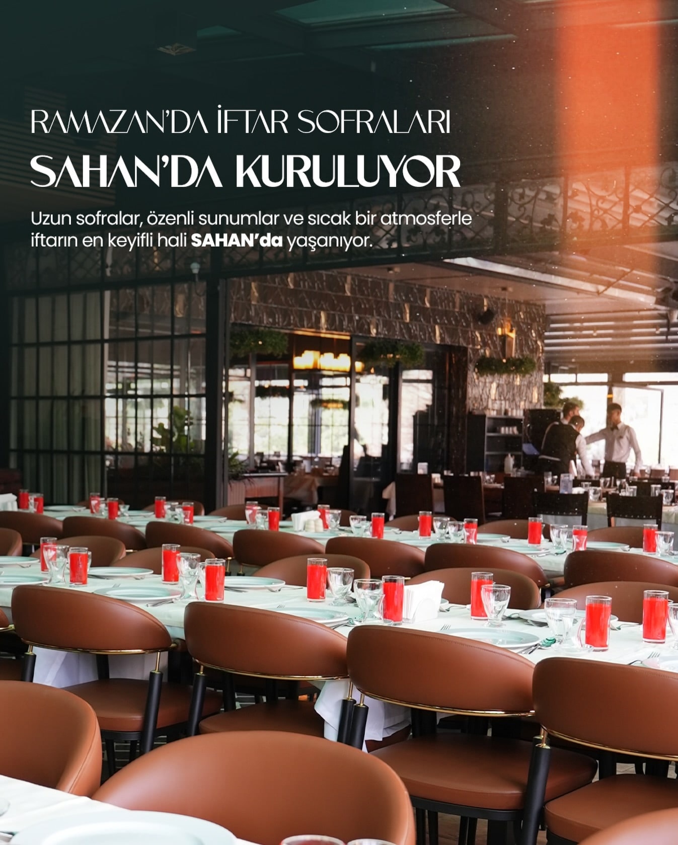 Sahan Ataşehir Vega: restoranın iç mekânı
