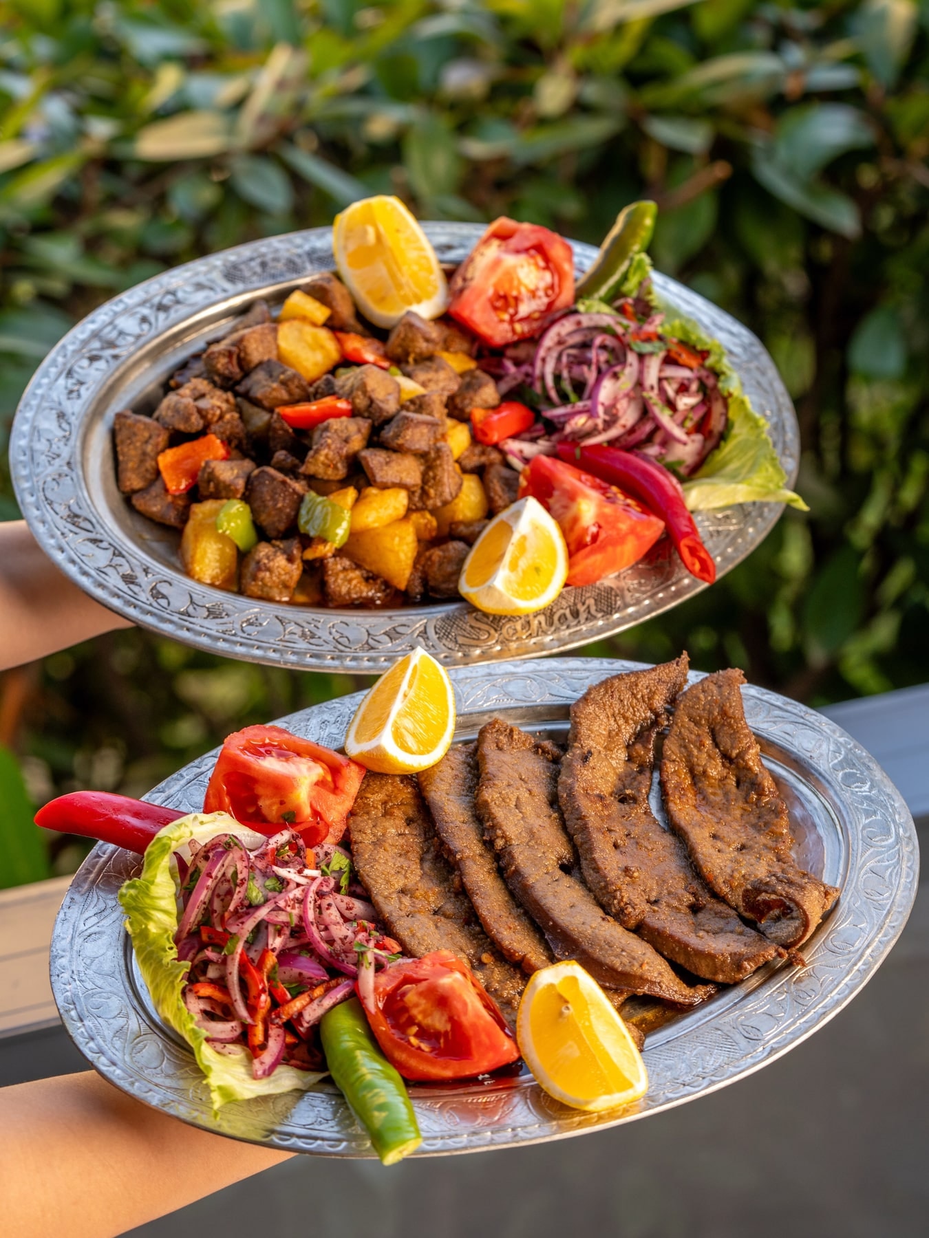 A carefully presented dish from Sahan Kurtköy
