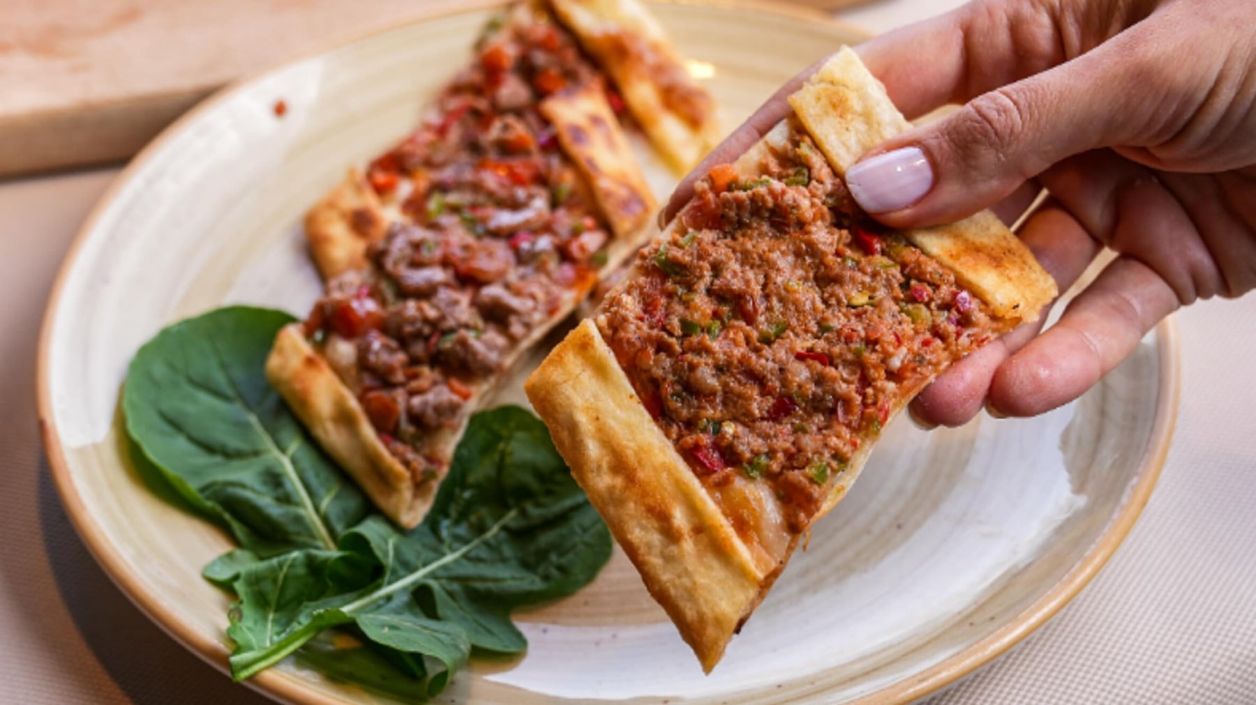 A carefully presented dish from Sahan Kurtköy