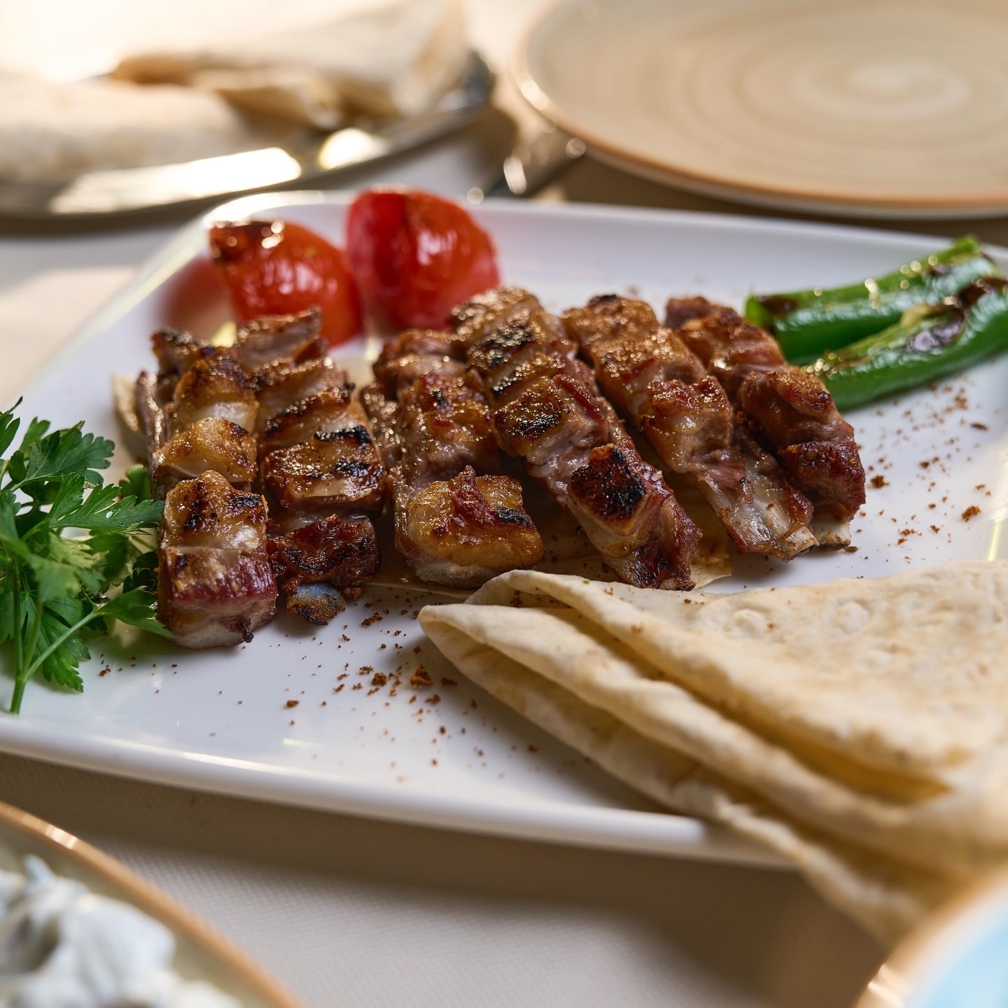 A carefully presented dish from Sahan Kurtköy