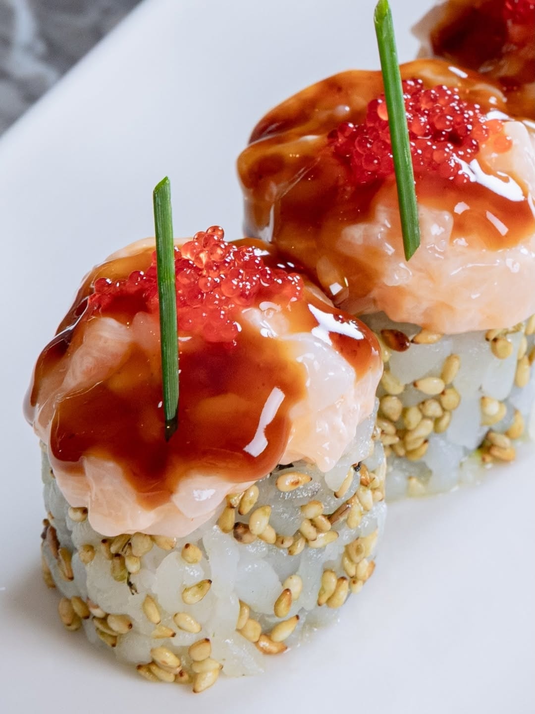 A carefully presented dish from Sakhalin