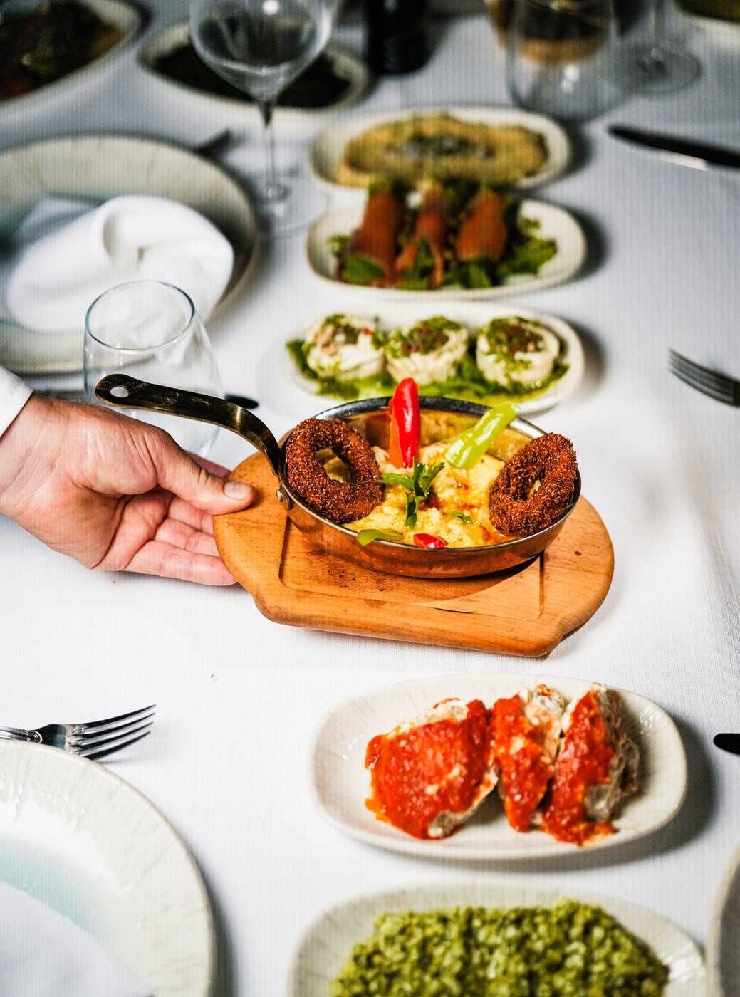 Salsura Sea Food mutfağından özenle hazırlanmış bir lezzet