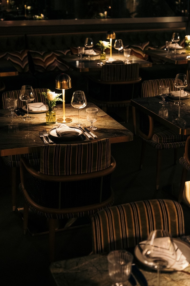 Restaurant atmosphere at Sentez Rooftop Restaurant