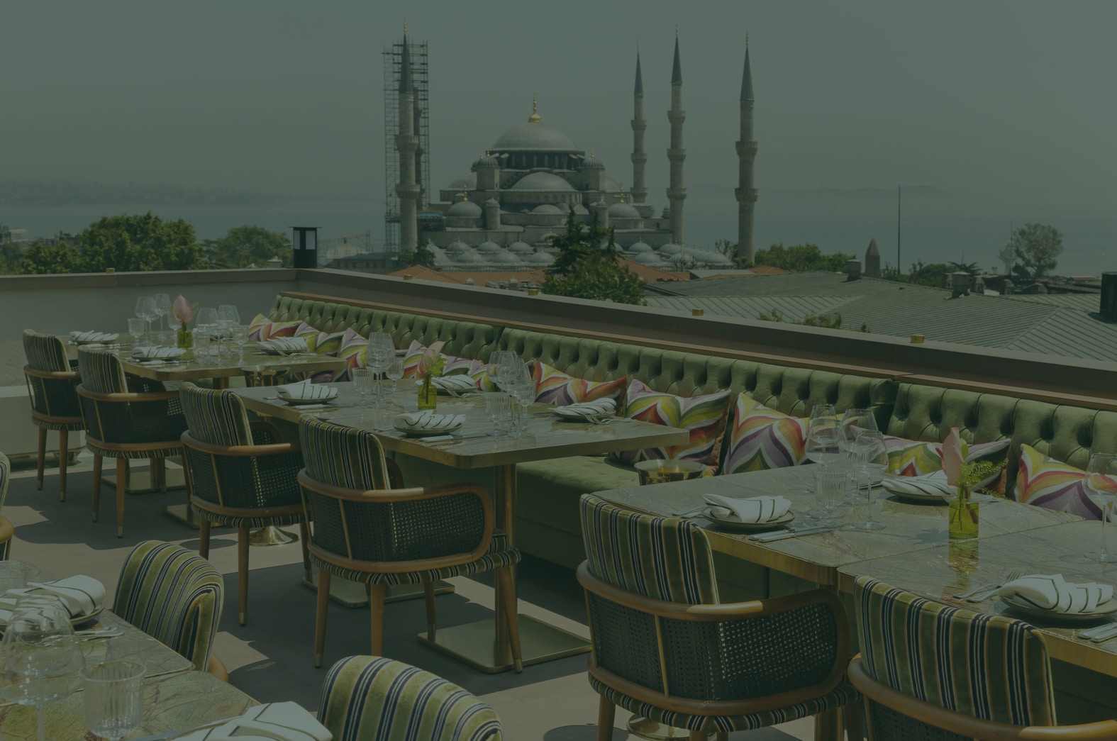 Restaurant atmosphere at Sentez Rooftop Restaurant
