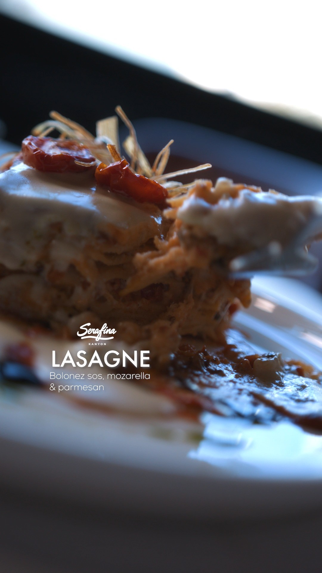 A carefully presented dish from Serafina Kemer Country
