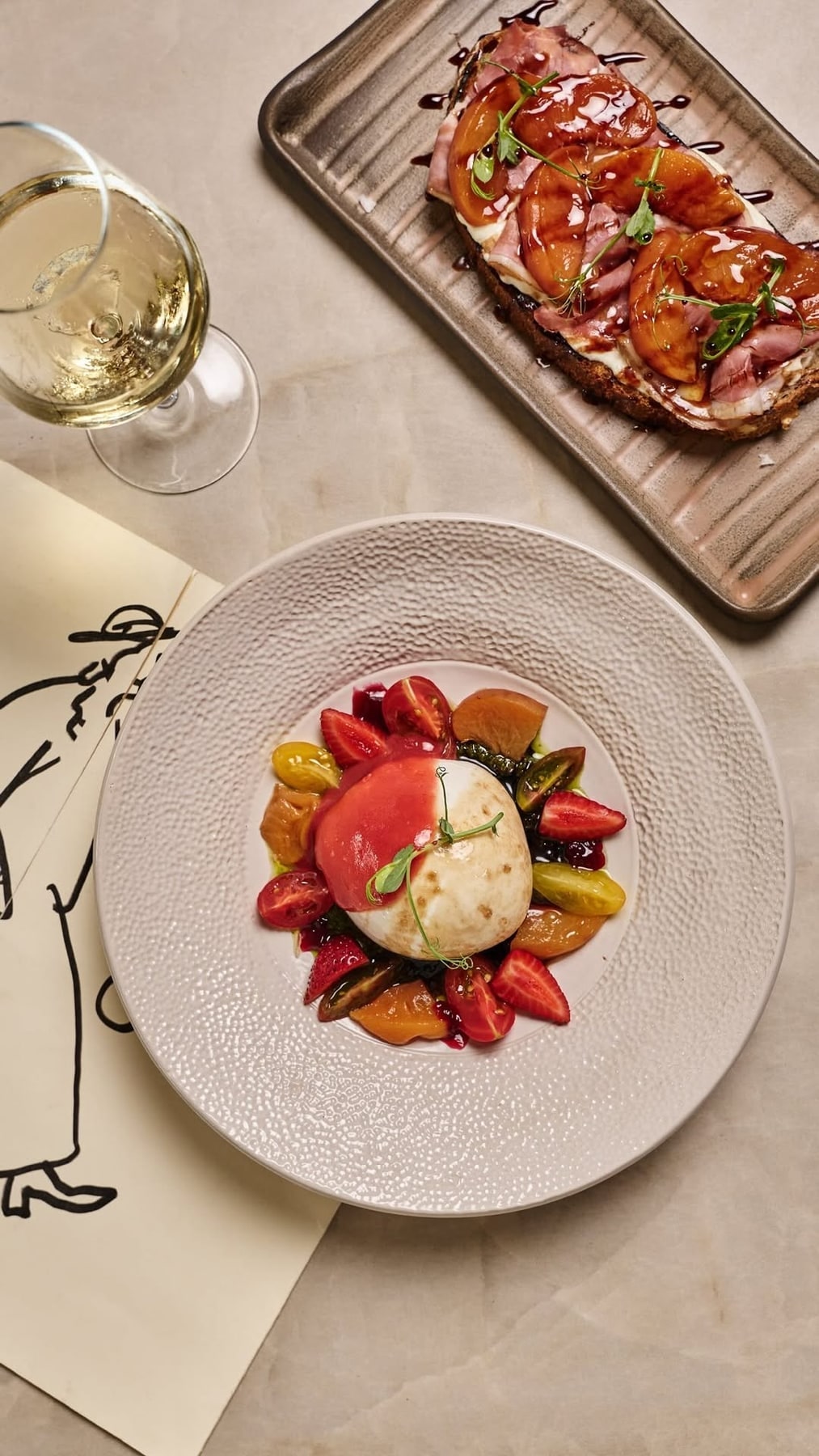Sour&Sweet Artisan Bakery restoranında yemek ve atmosfer