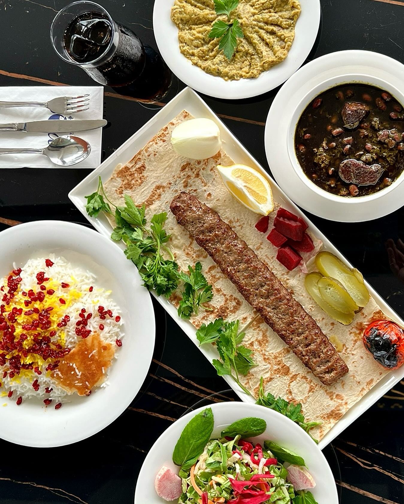 A carefully presented dish from Sudi Restaurant