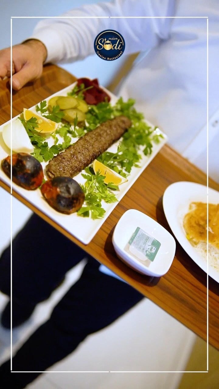 A carefully presented dish from Sudi Restaurant