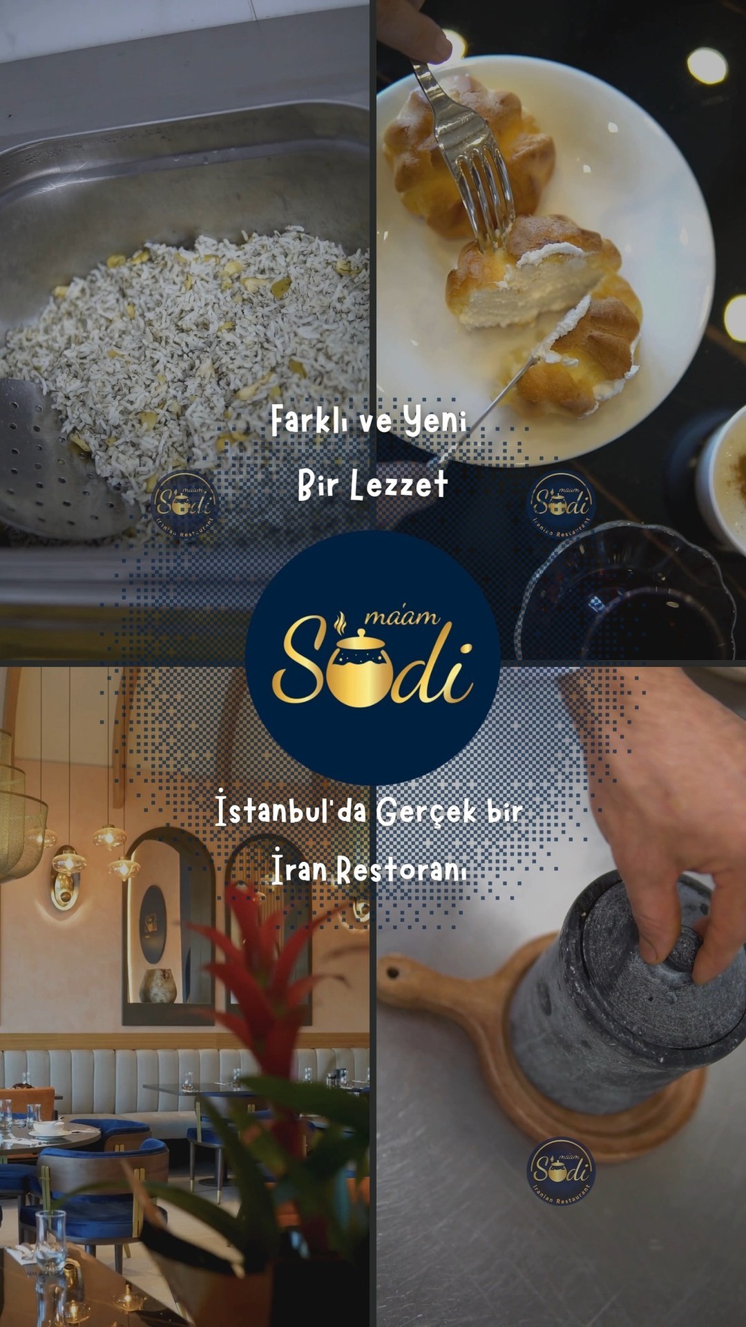 The dining atmosphere at Sudi Restaurant