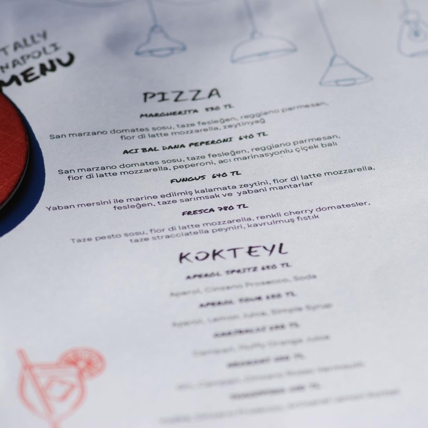 Tarantella Pizza Napoletana mutfağından özenle hazırlanmış bir lezzet