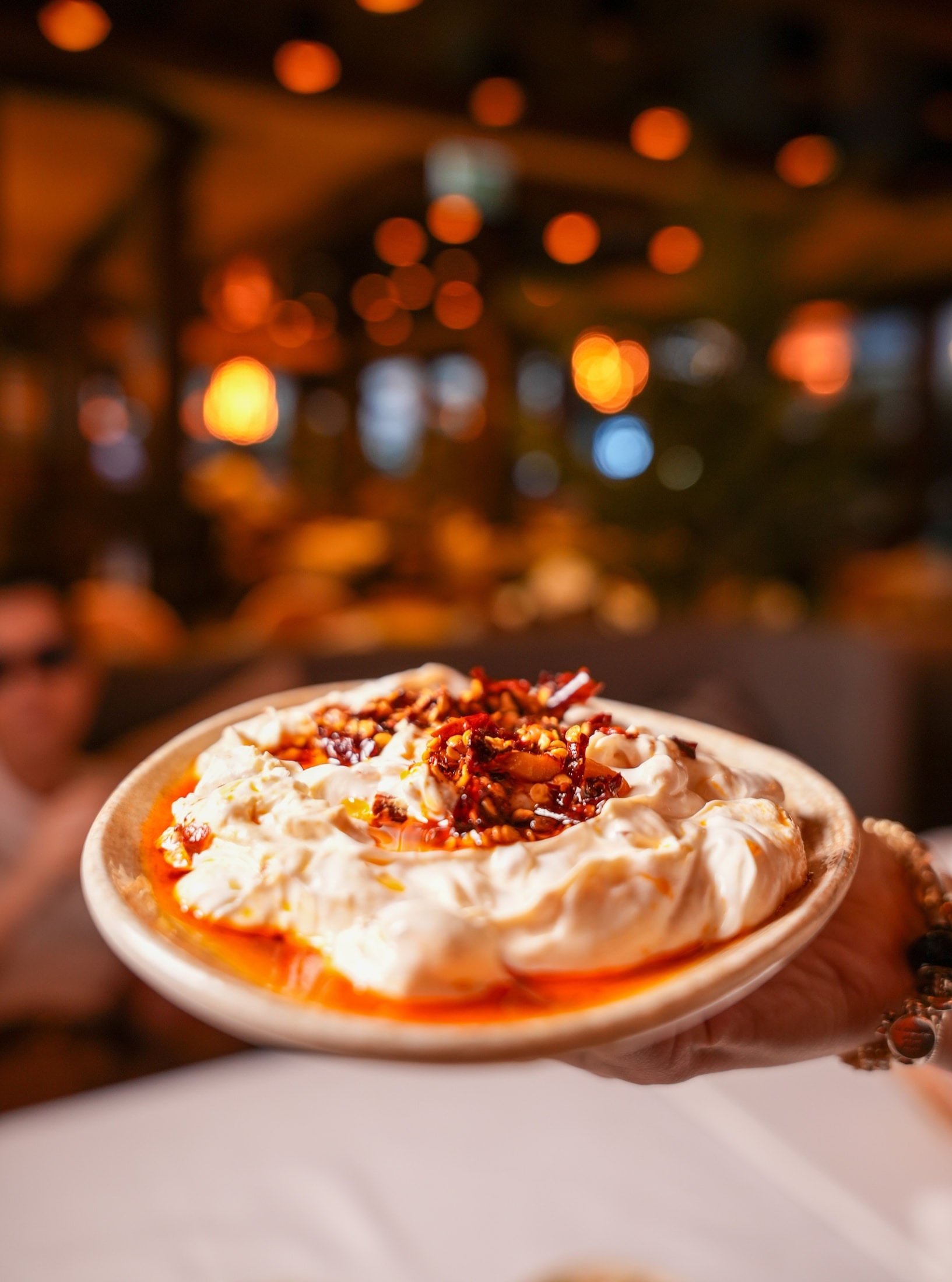 A carefully presented dish from Tavacı Recep Usta Bostancı