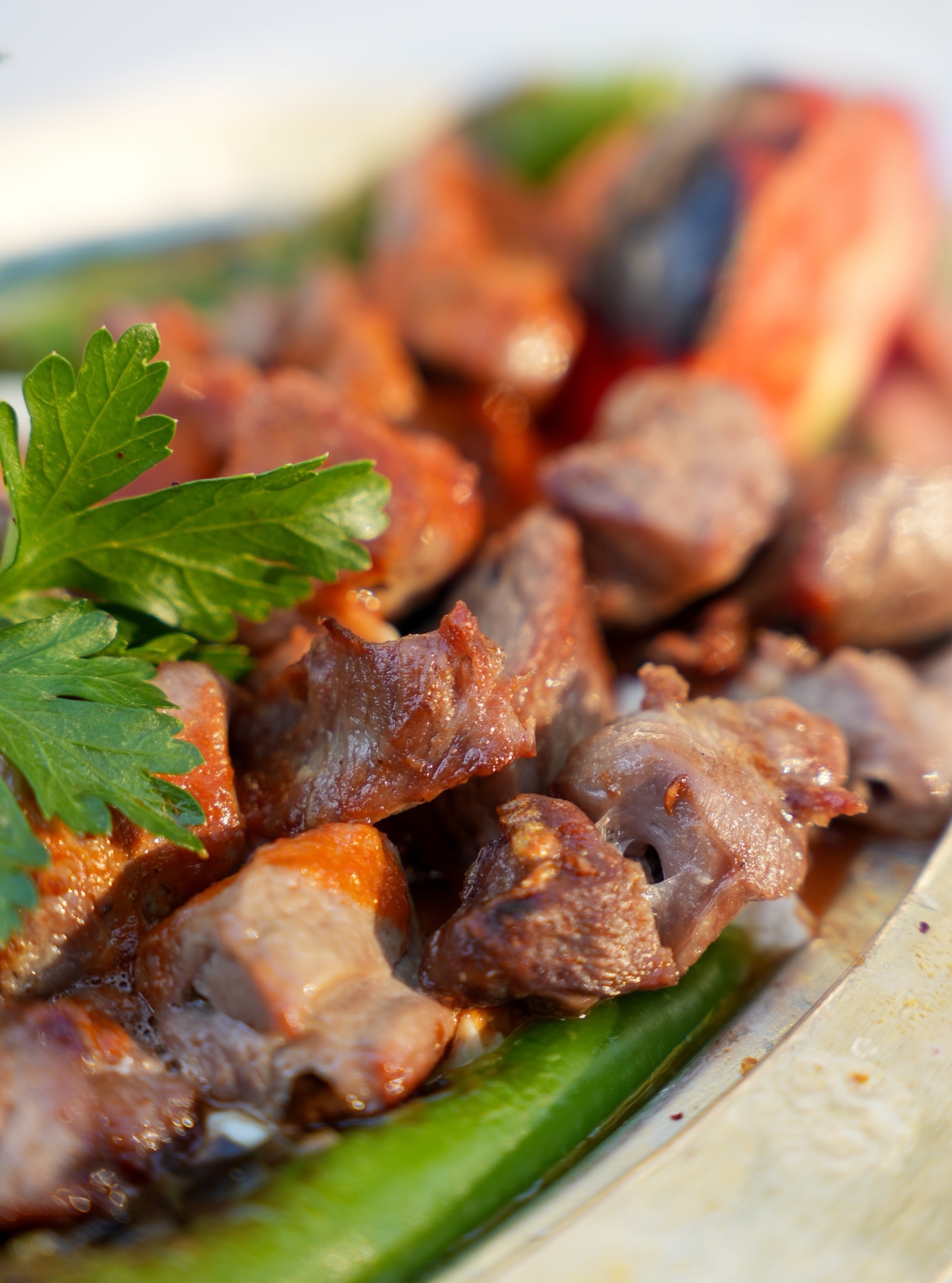 A carefully presented dish from Tavacı Recep Usta Bostancı