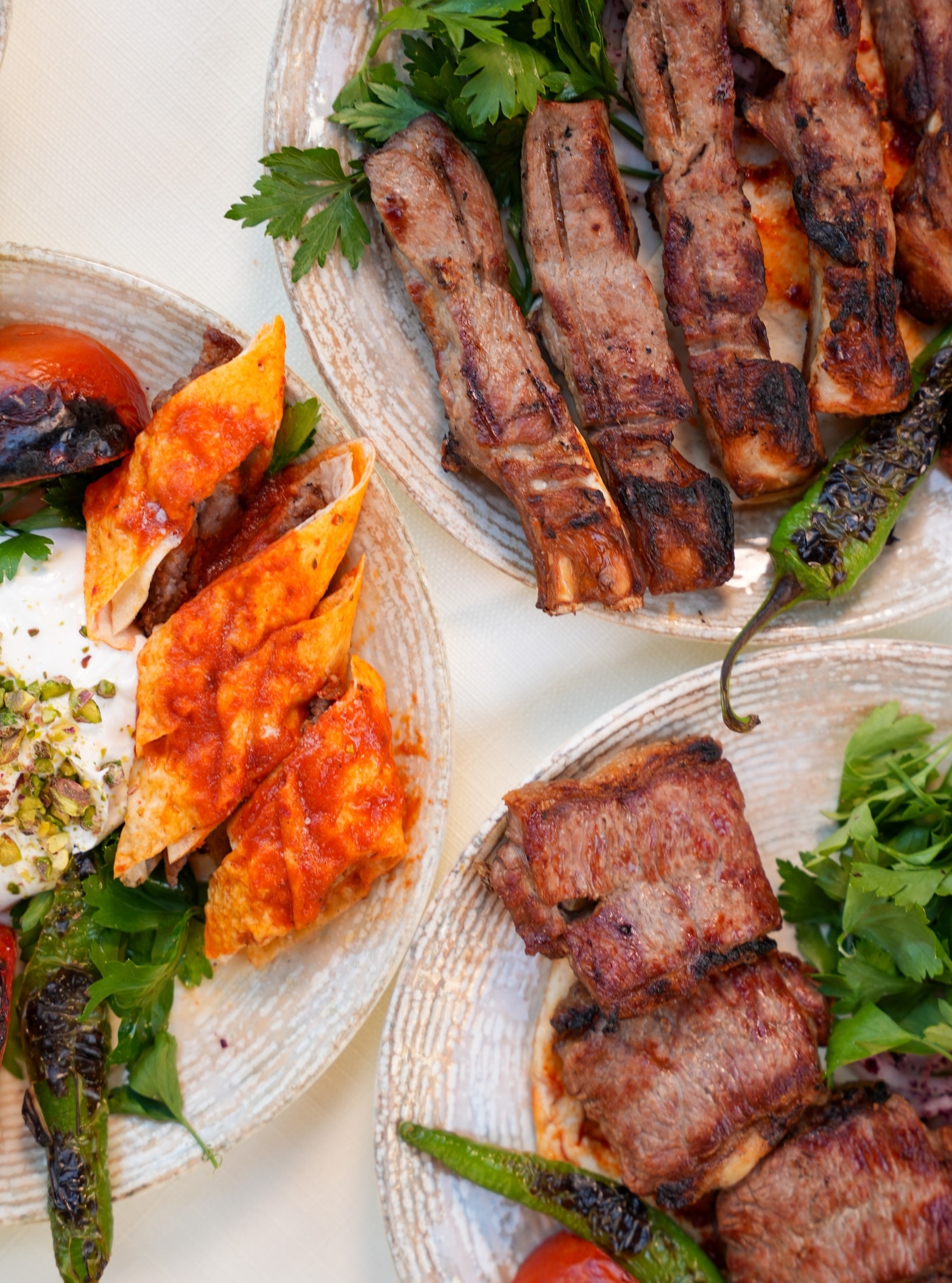 A carefully presented dish from Tavacı Recep Usta Bostancı