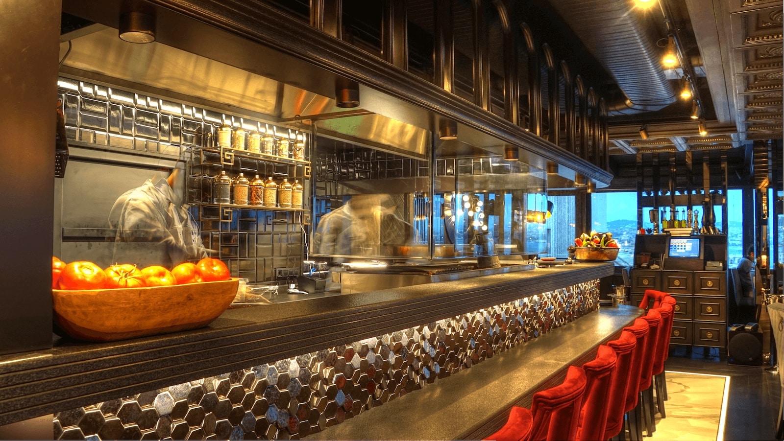 Interior and atmosphere at Tershane