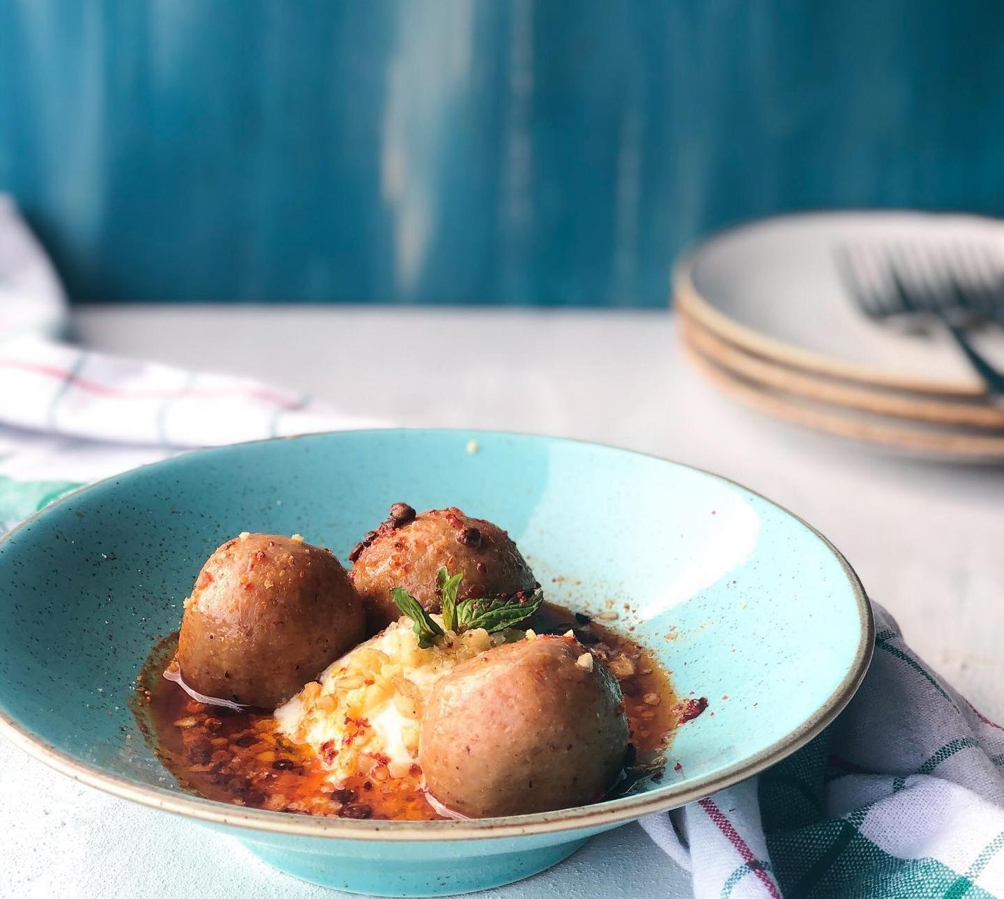 A carefully presented dish from Tershane