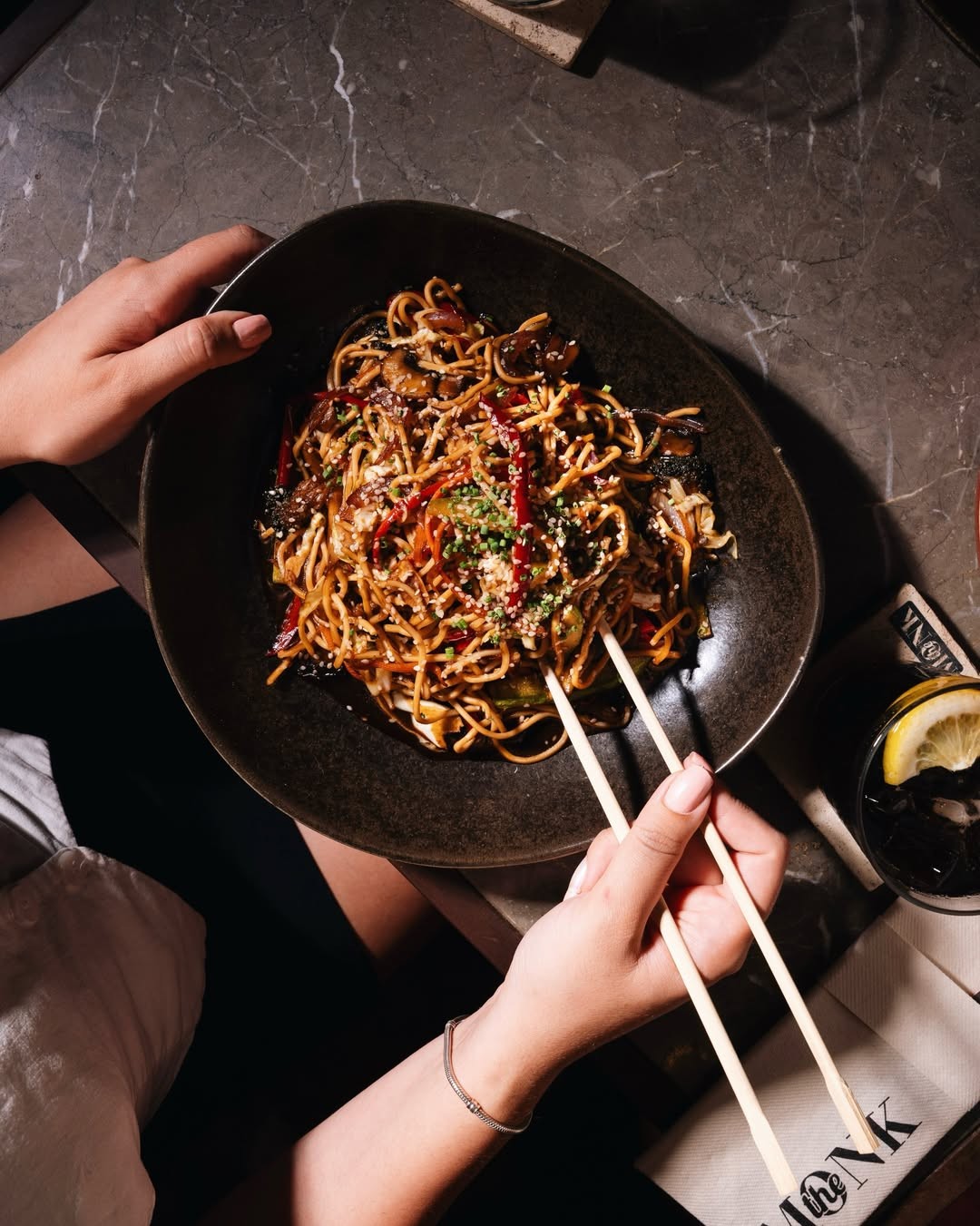 A carefully presented dish from The Monk