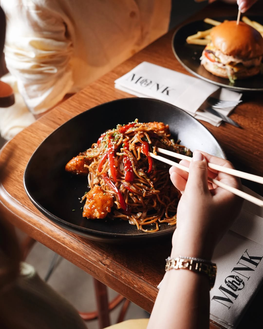 A carefully presented dish from The Monk