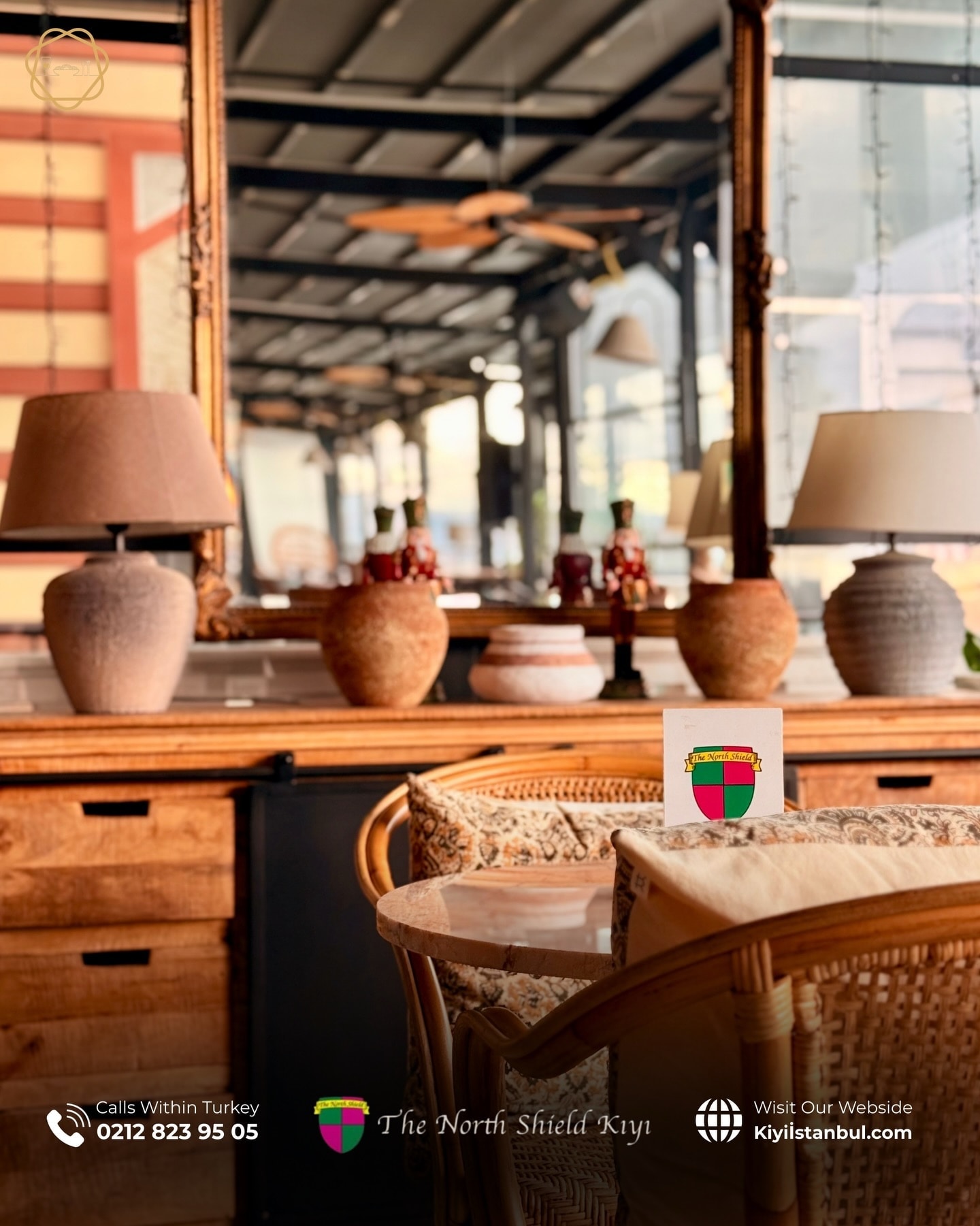 Interior and atmosphere at The North Shield Kıyı