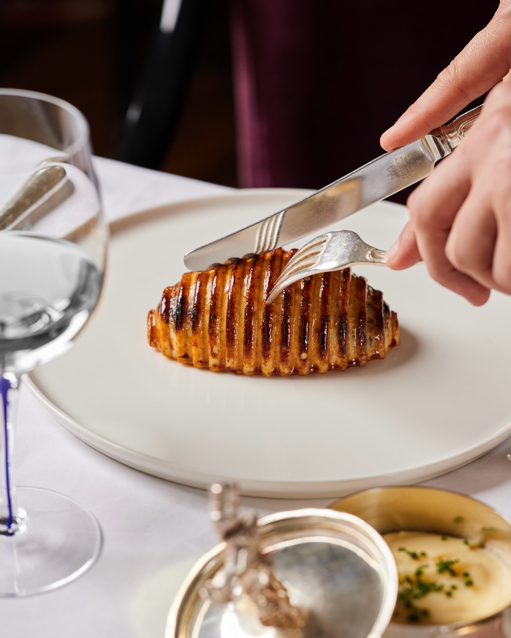 A carefully presented dish from Tuğra Restaurant