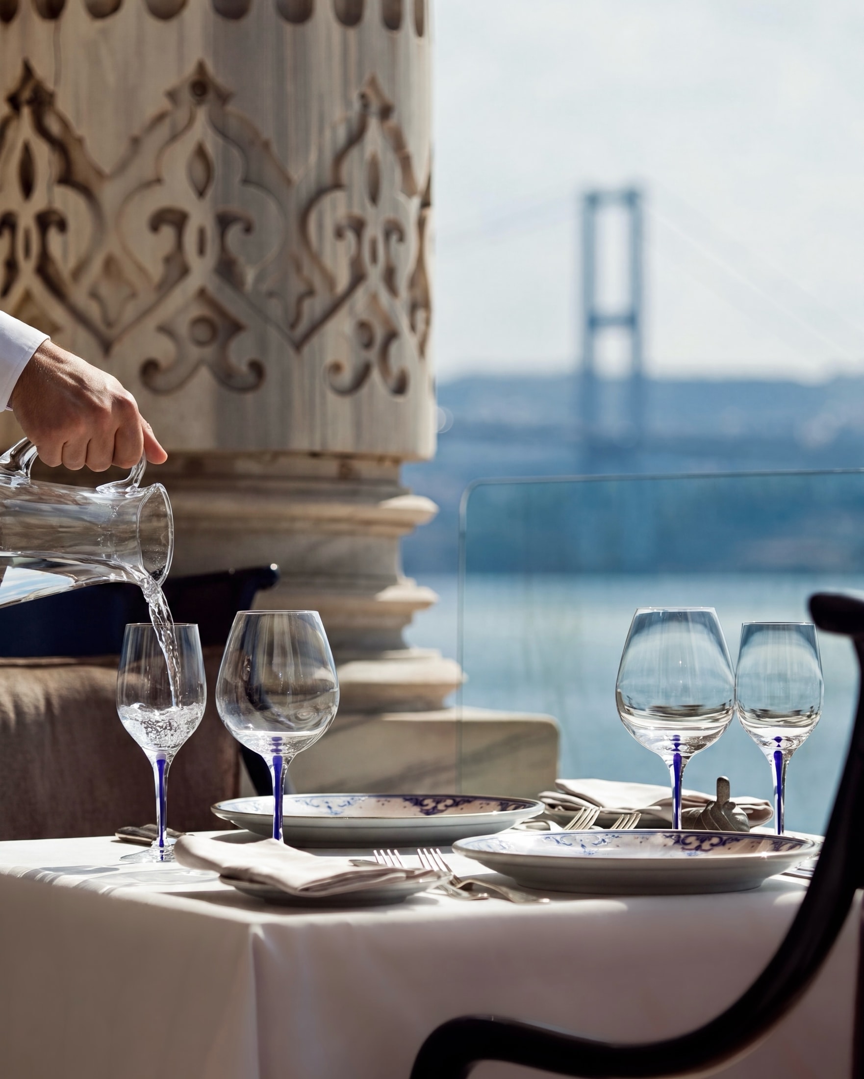 Interior and atmosphere at Tuğra Restaurant