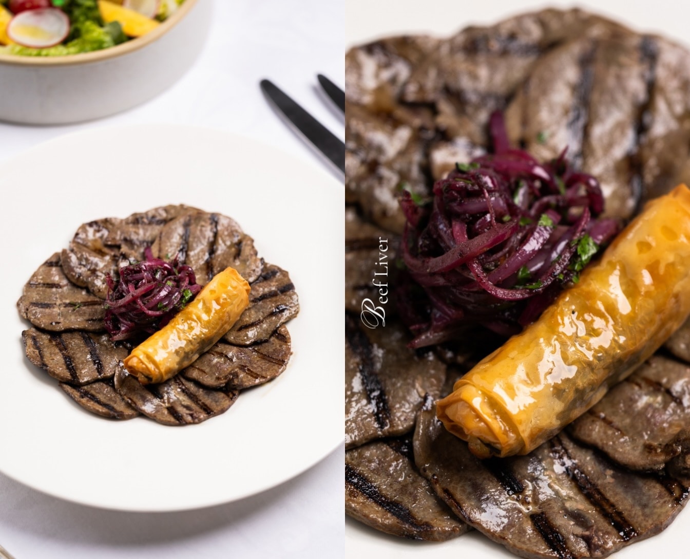 A carefully presented dish from Tuğra Restaurant