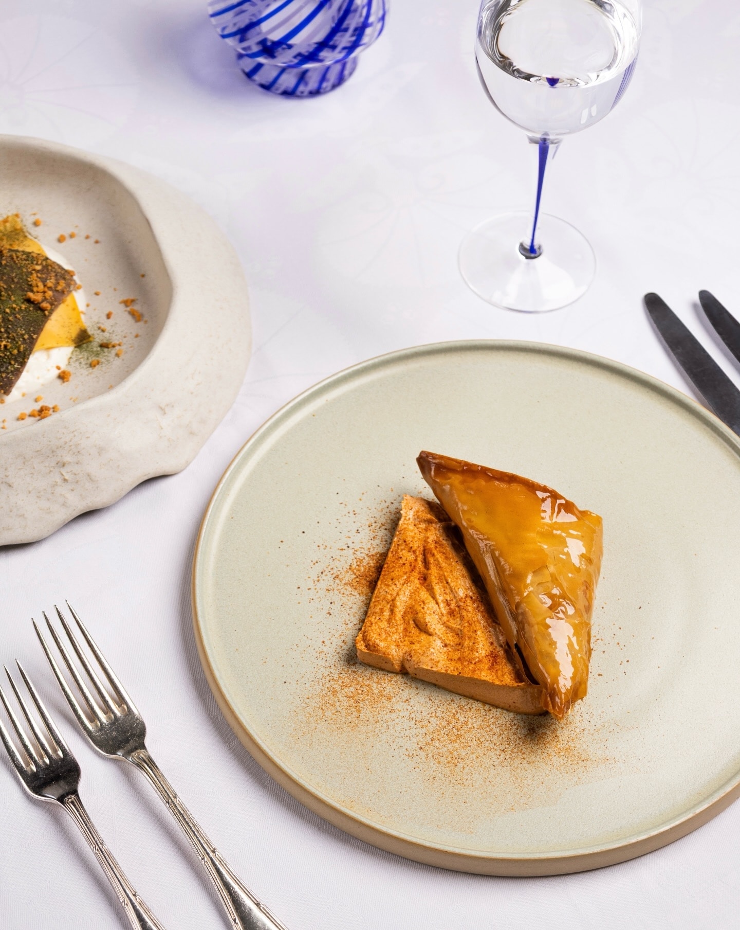A carefully presented dish from Tuğra Restaurant
