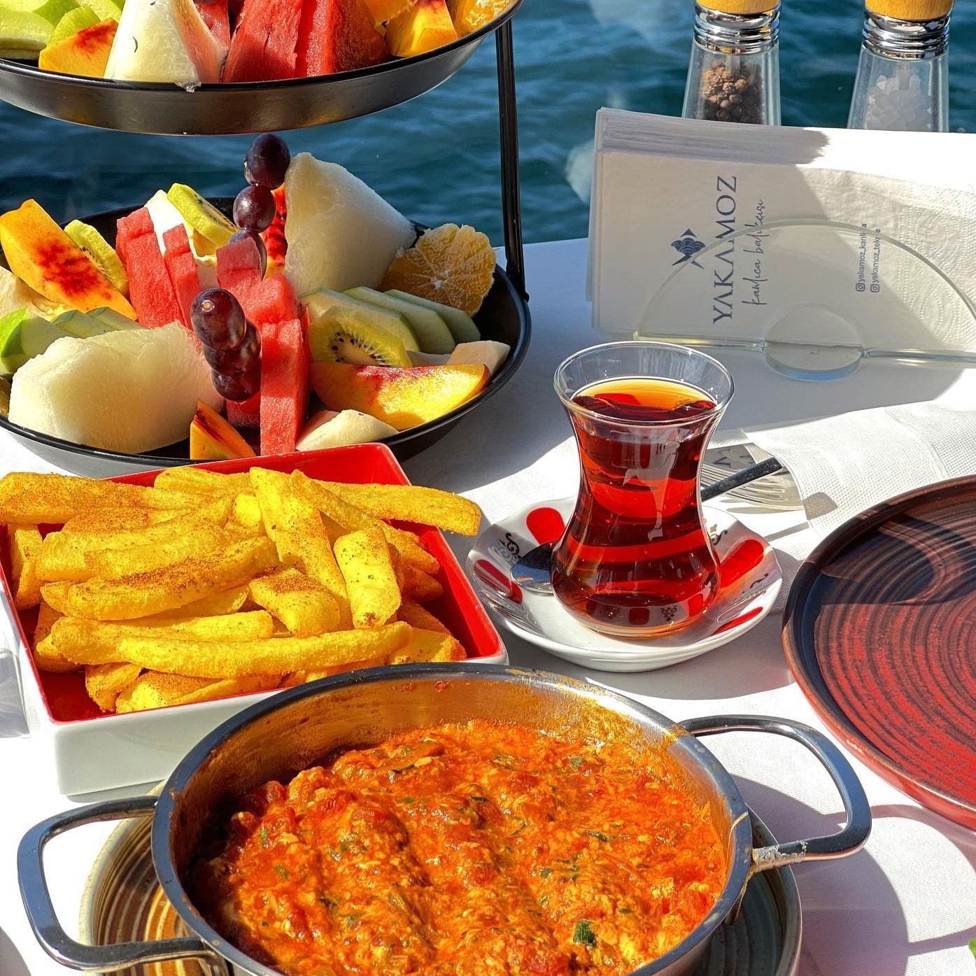 A carefully presented dish from Yakamoz