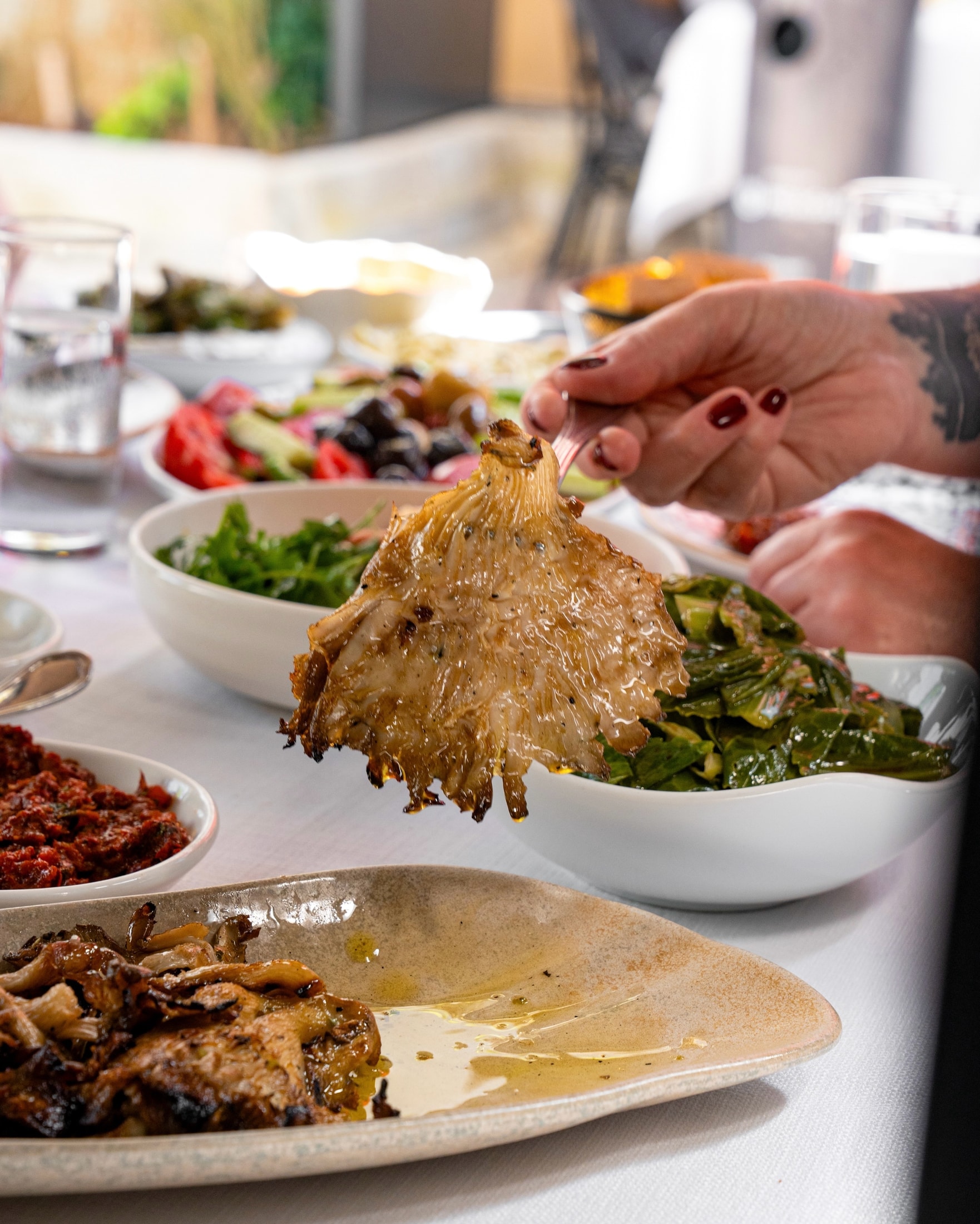 A carefully presented dish from Yeniköy Balıkçısı