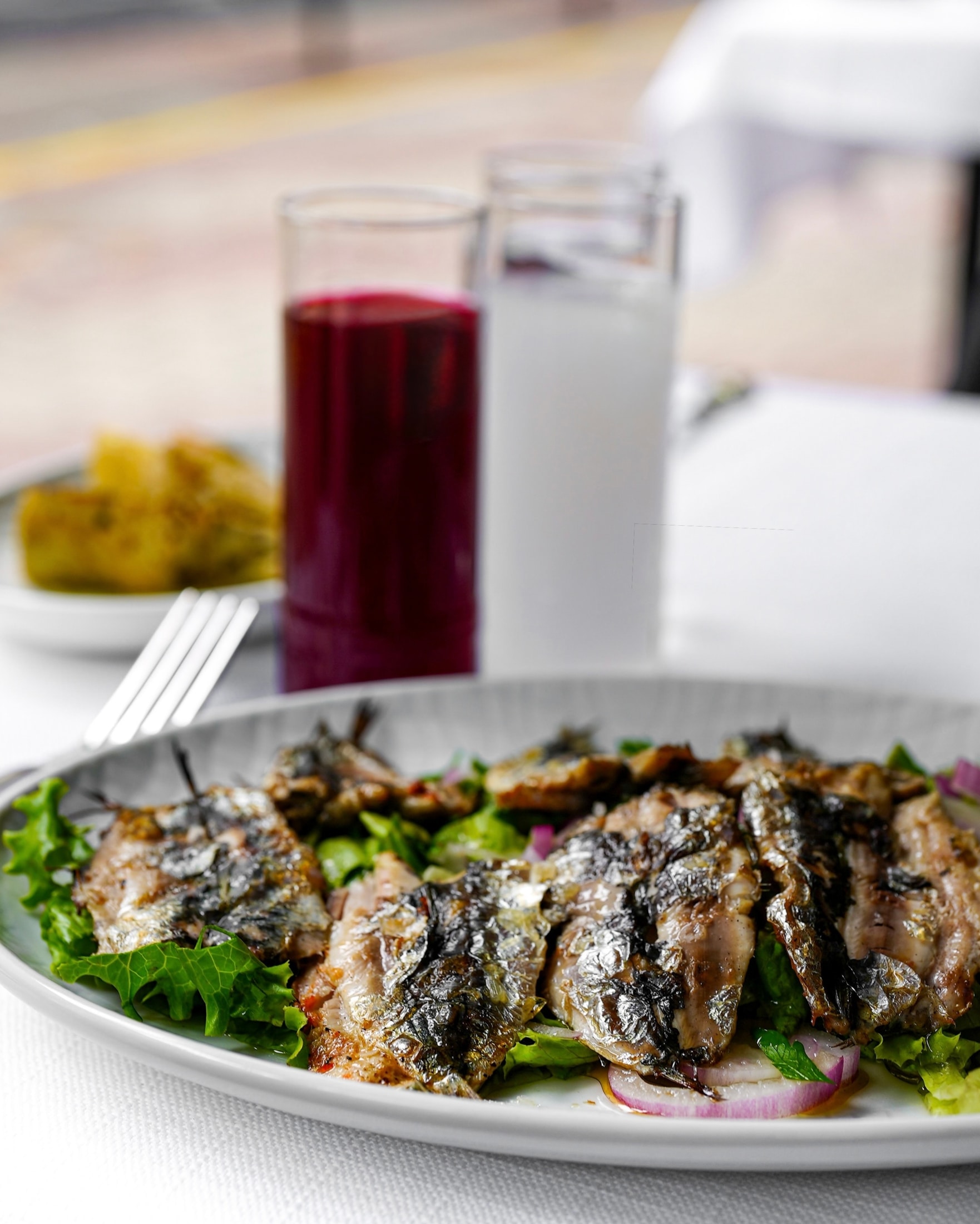 A carefully presented dish from Yeniköy Balıkçısı