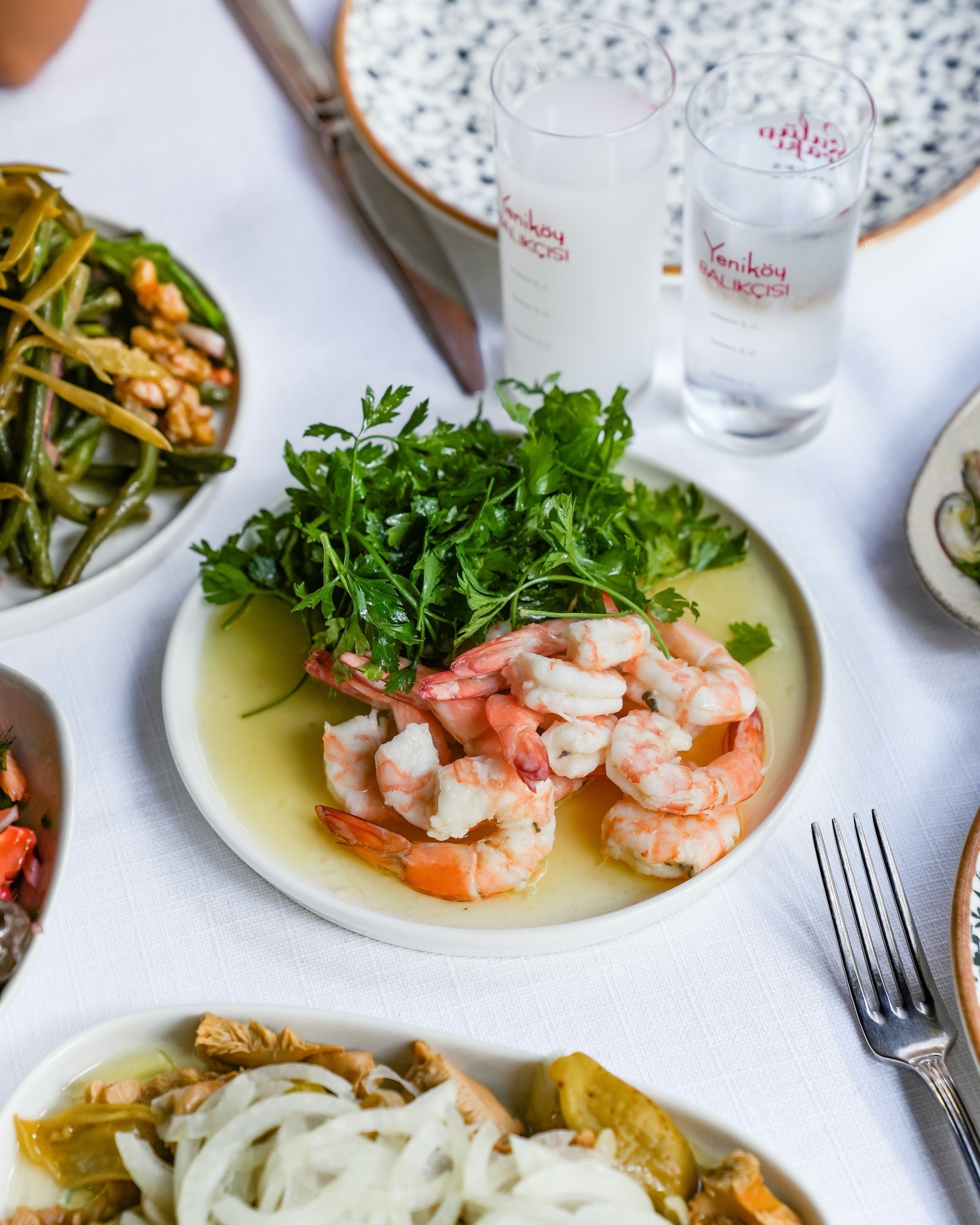 A carefully presented dish from Yeniköy Balıkçısı