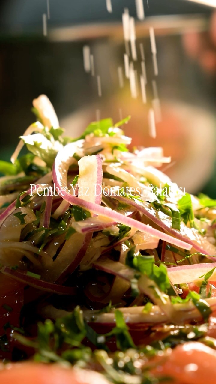 A carefully presented dish from Zevk Lokantası