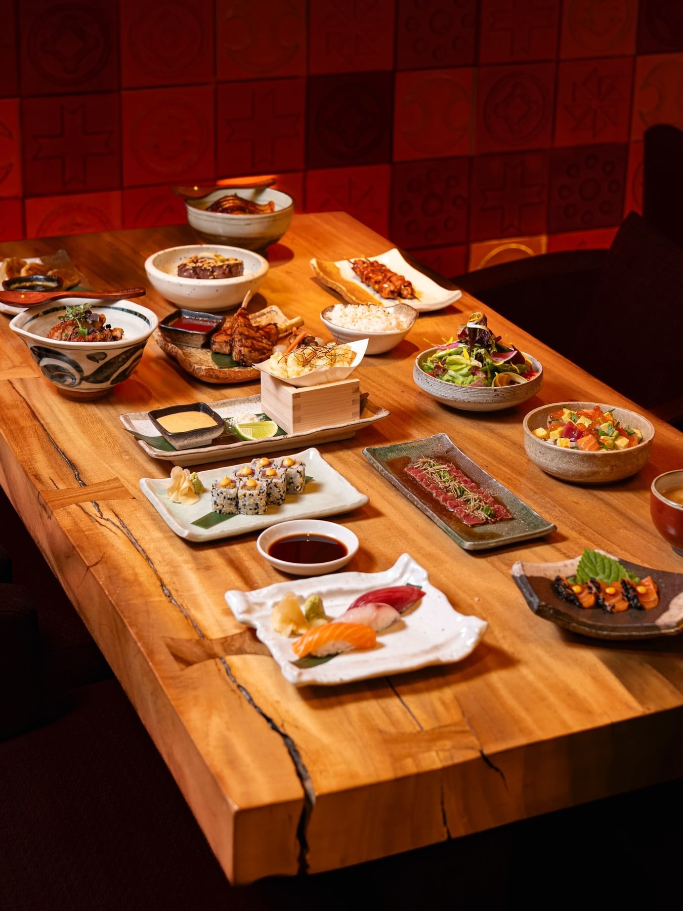 Zuma Istanbul: a signature dish presentation
