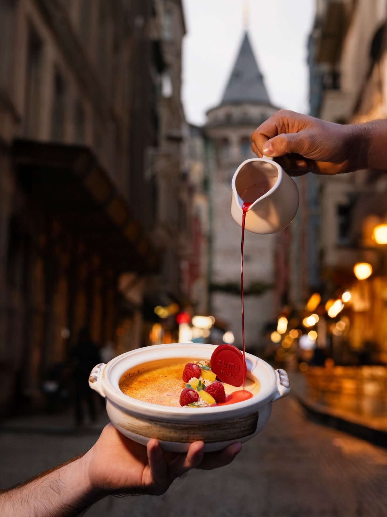 Zuma Istanbul: a dish from the kitchen