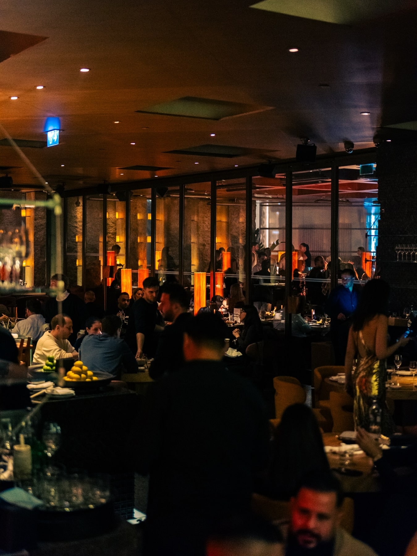 Zuma Istanbul: the outdoor dining area